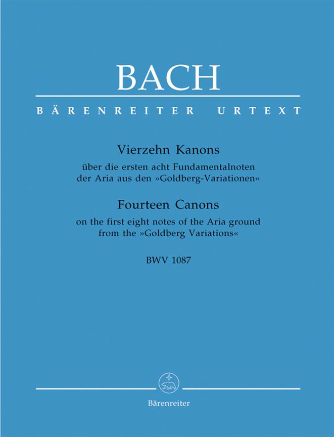 Vierzehn Kanons über die ersten acht Fundamentalnoten der Aria aus den "Goldberg-Variationen" - Bach, Johann Sebastian