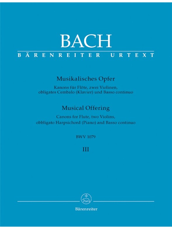 Musical Offering - Bach, Johann Sebastian