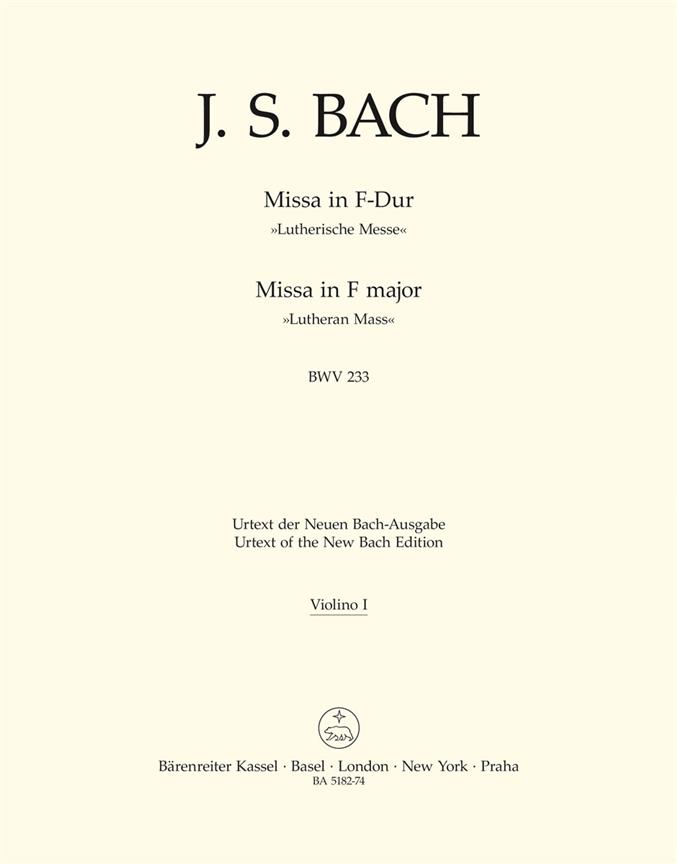 Mass - Bach, Johann Sebastian
