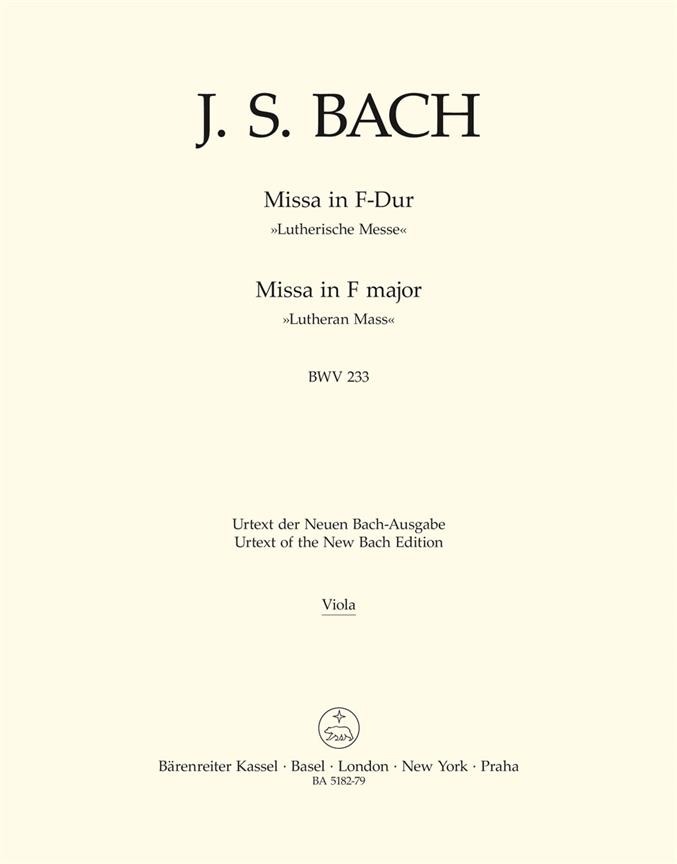 Mass - Bach, Johann Sebastian