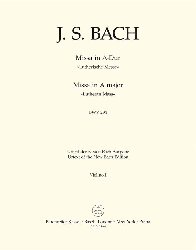 Mass - Bach, Johann Sebastian