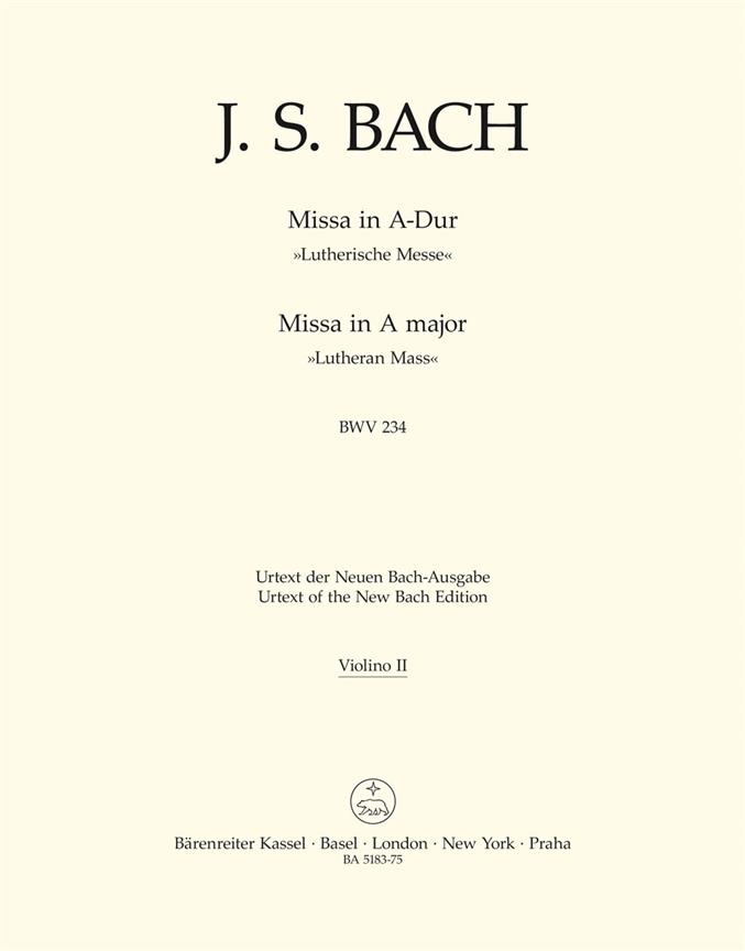 Mass - Bach, Johann Sebastian