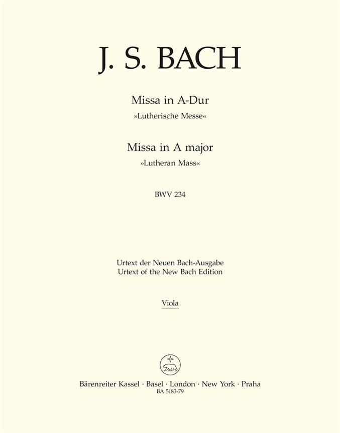 Mass - Bach, Johann Sebastian