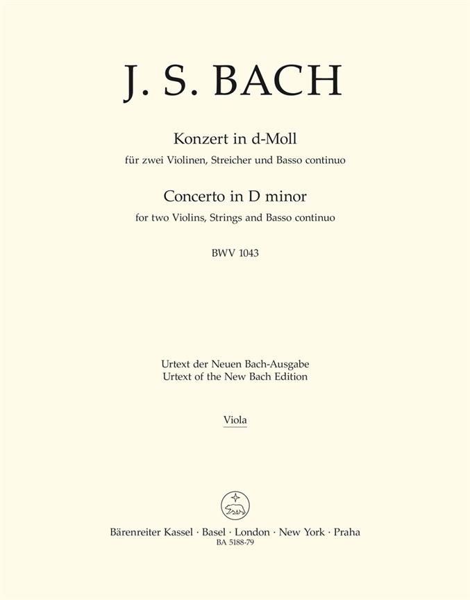 Double Concerto - Bach, Johann Sebastian