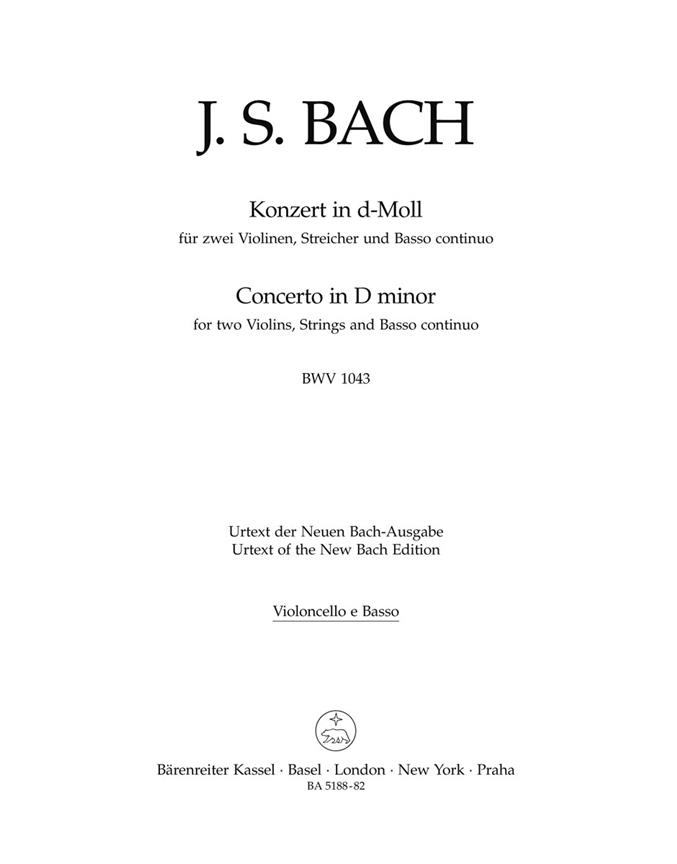 Double Concerto - Bach, Johann Sebastian
