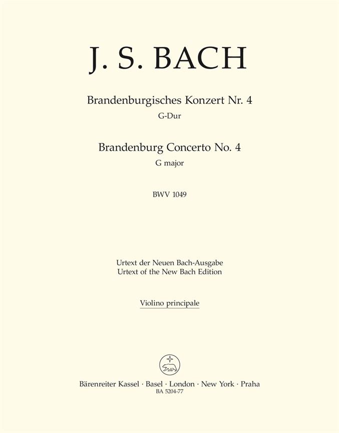 Brandenburg Concerto - Bach, Johann Sebastian