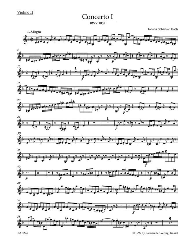 Concerto - Bach, Johann Sebastian