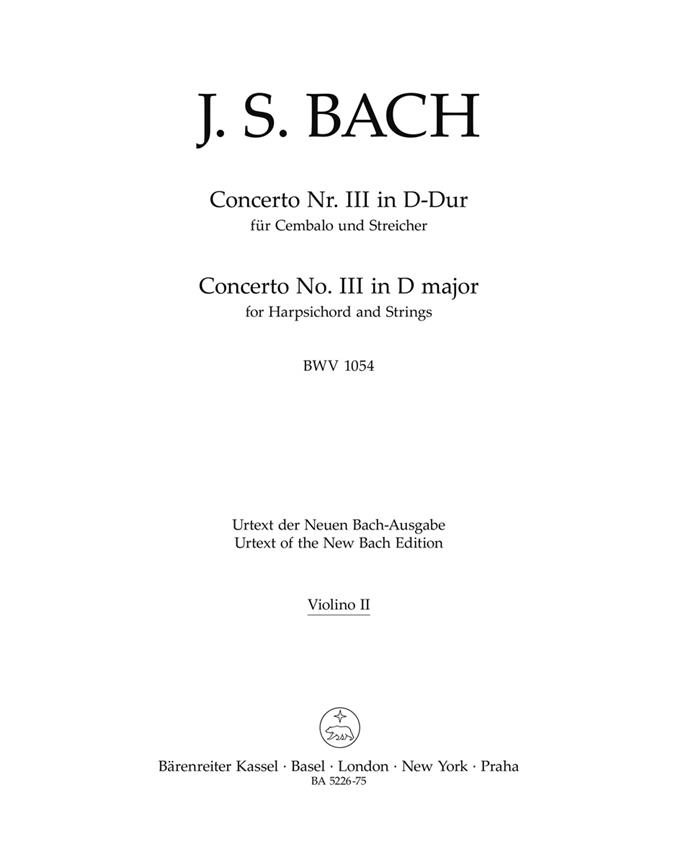 Concerto - Bach, Johann Sebastian