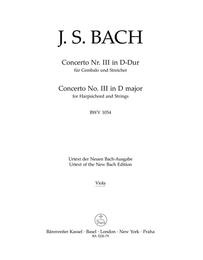 Concerto - Bach, Johann Sebastian