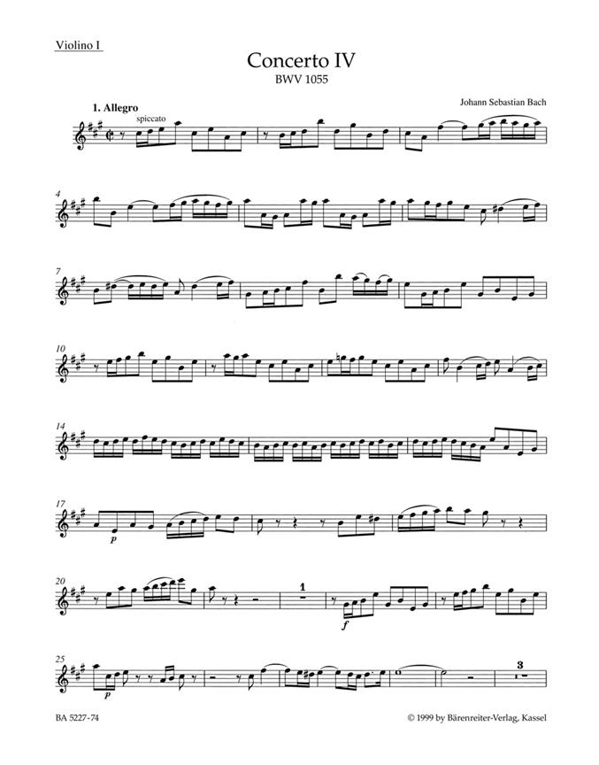 Concerto - Bach, Johann Sebastian