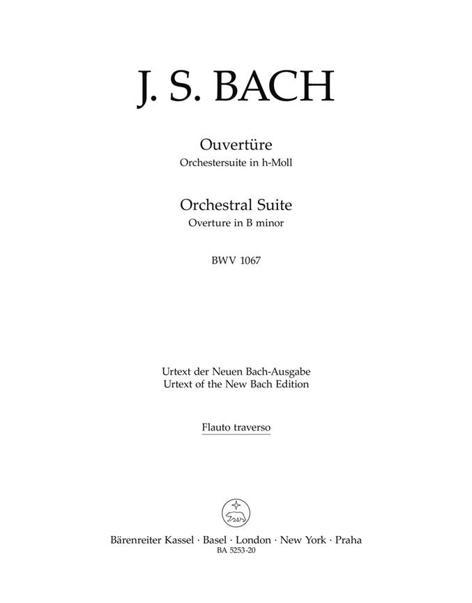Orchestral Suite (Overture) - Bach, Johann Sebastian
