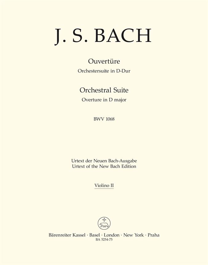 Orchestral Suite (Overture) - Bach, Johann Sebastian