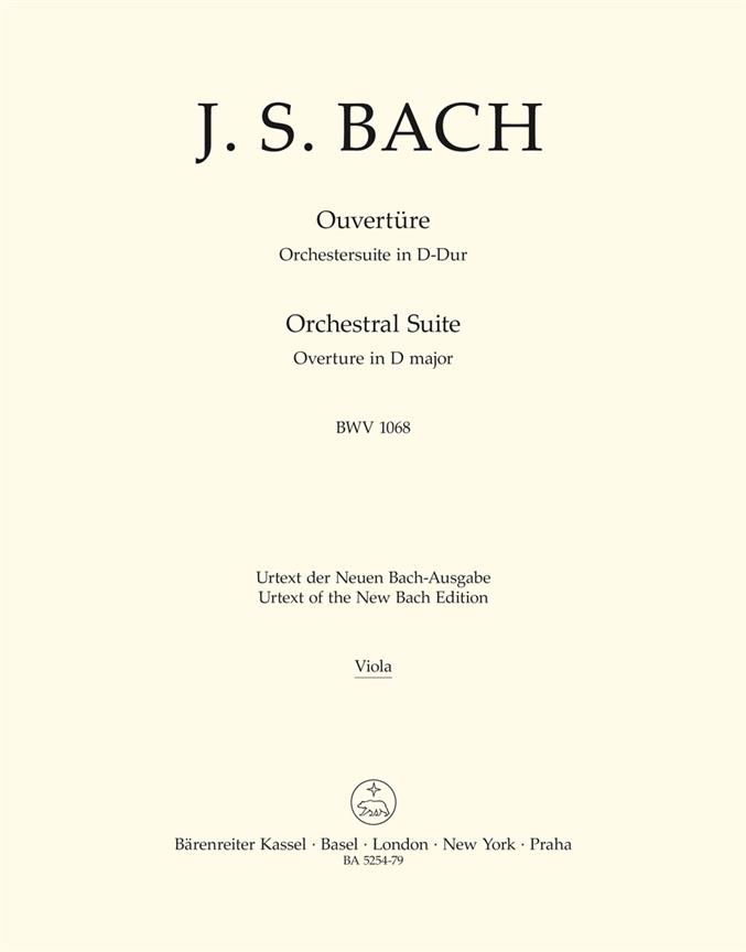 Orchestral Suite (Overture) - Bach, Johann Sebastian