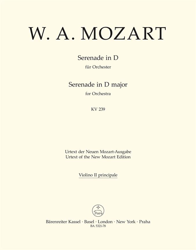 Serenade - Mozart, Wolfgang Amadeus