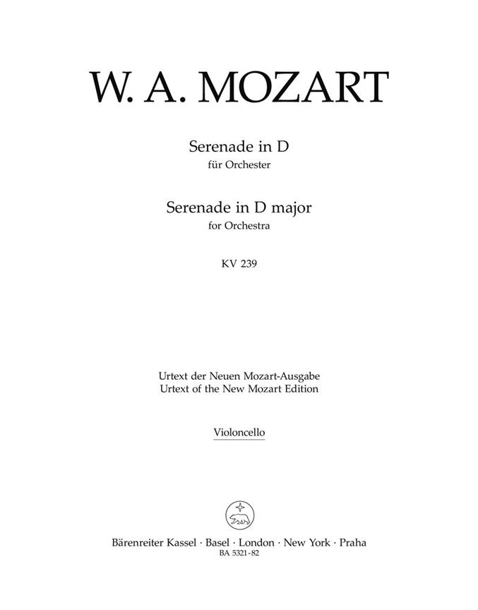 Serenade - Mozart, Wolfgang Amadeus