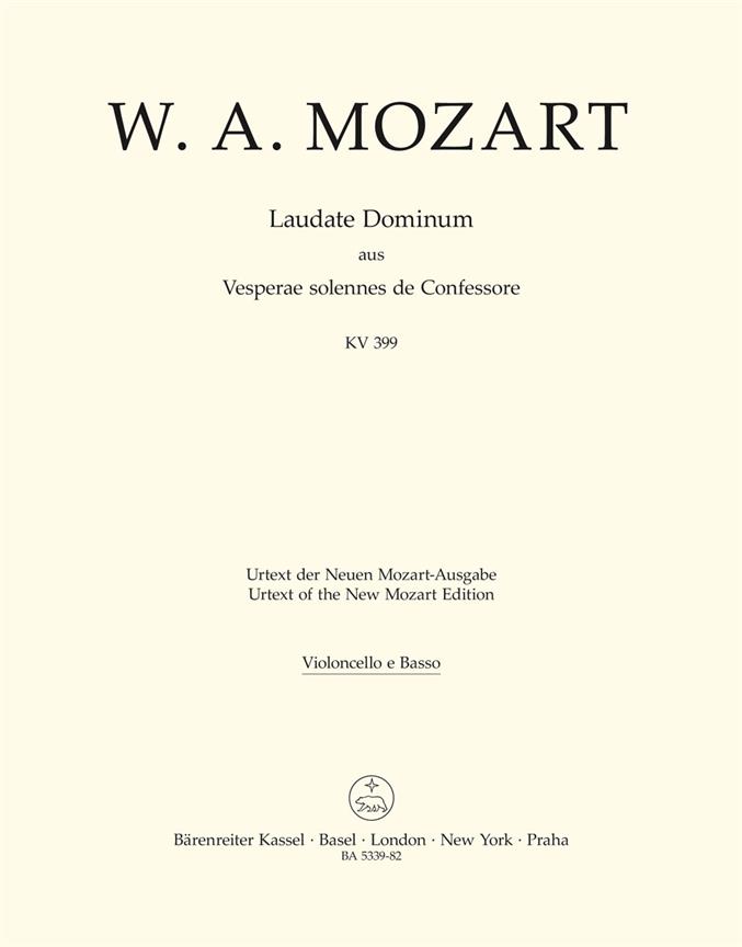 Laudate Dominum - Mozart, Wolfgang Amadeus
