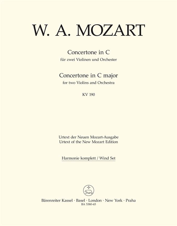 Concertone - Mozart, Wolfgang Amadeus