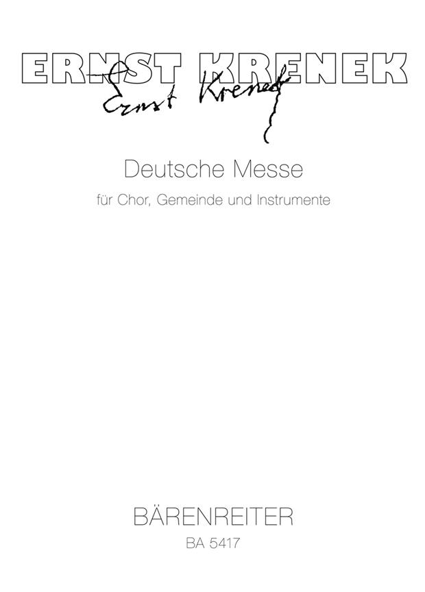 Deutsche Messe - Krenek, Ernst