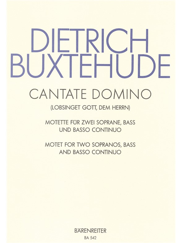 Cantate domino - Lobsinget Gott, dem Herrn - Buxtehude, Dietrich