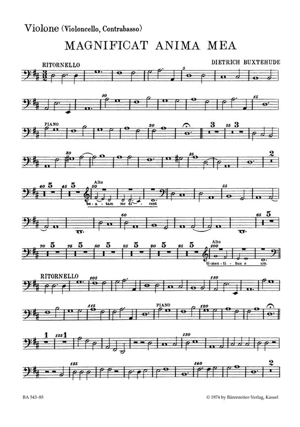 Magnificat anima mea - Buxtehude, Dietrich