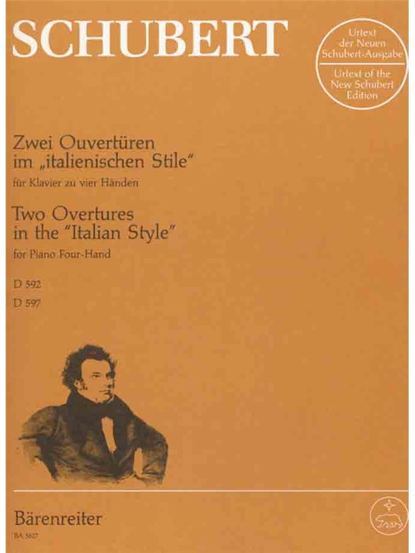 Zwei Ouvertüren im "italienischen Stile" - Schubert, Franz