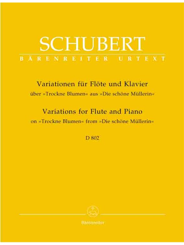 Variationen über "Trockne Blumen" - Schubert, Franz
