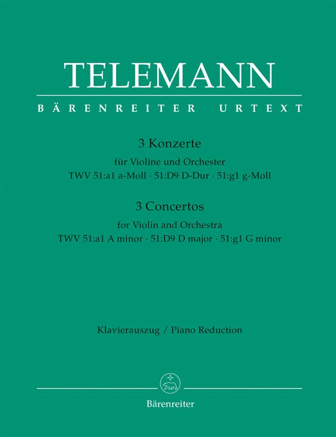 Three Concertos - Telemann, Georg Philipp