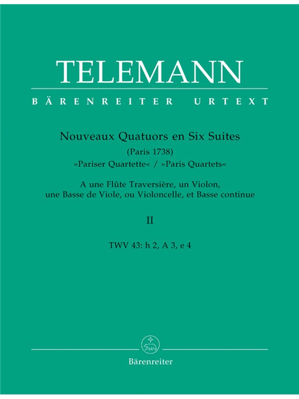 Nouveaux Quatuors en Six Suites - Telemann, Georg Philipp