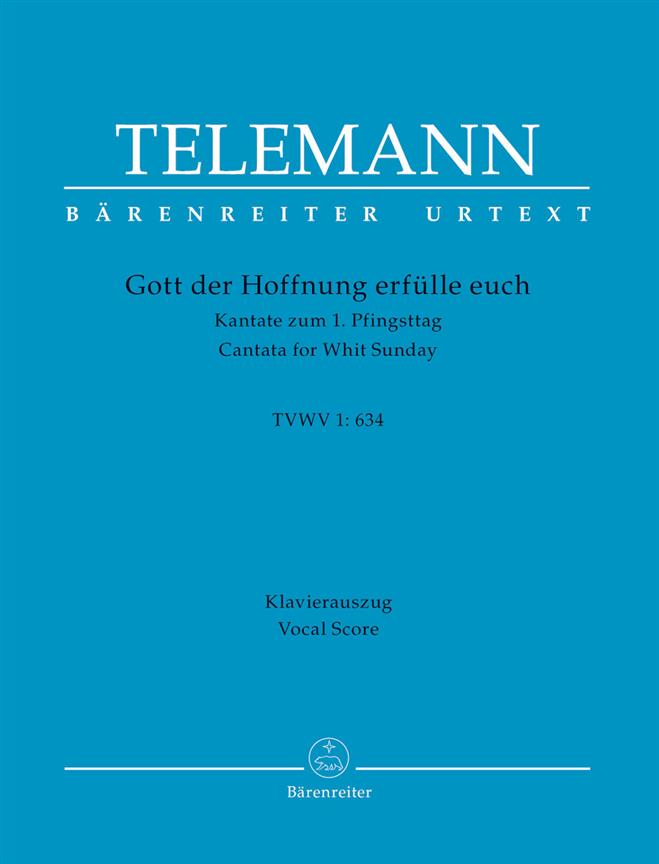 Gott der Hoffnung erfülle euch - Telemann, Georg Philipp