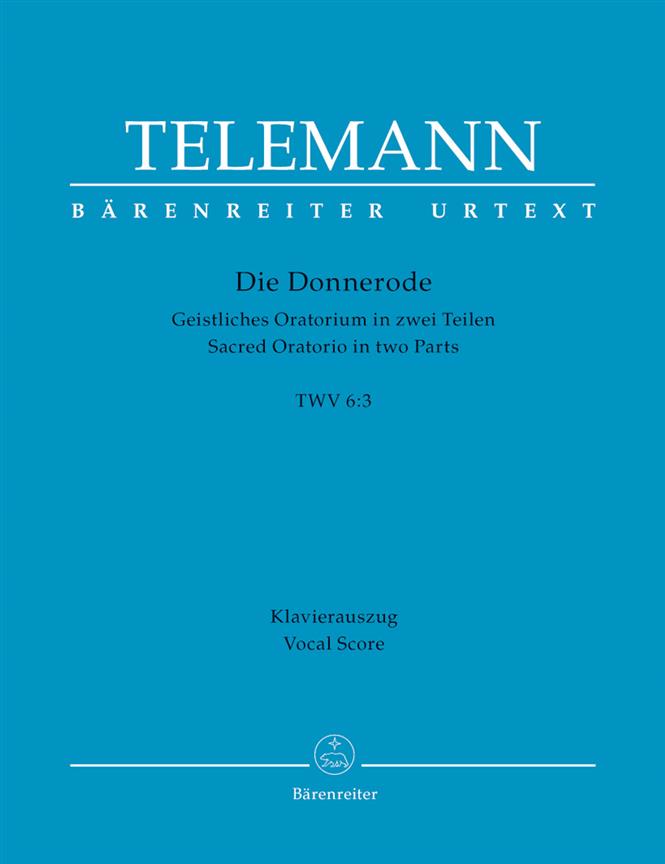 Die Donnerode - Telemann, Georg Philipp