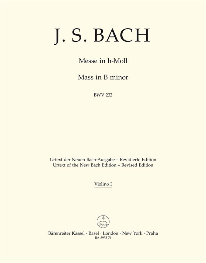 Mass - Bach, Johann Sebastian