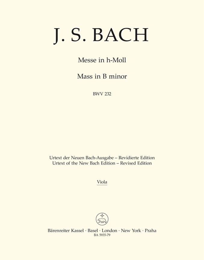 Mass - Bach, Johann Sebastian
