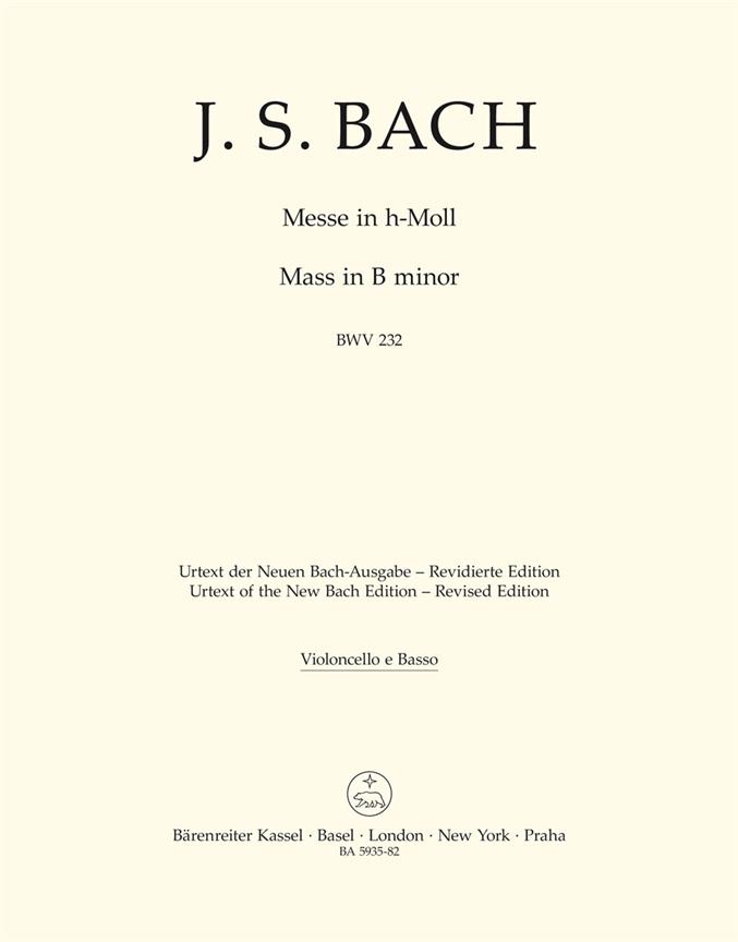 Mass - Bach, Johann Sebastian