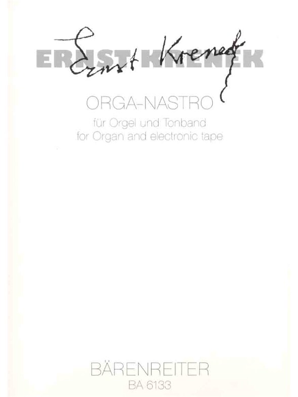 Orga-Nastro - Krenek, Ernst
