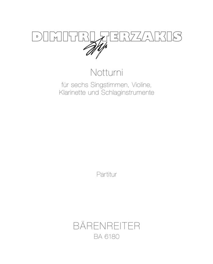 Notturni - Terzakis, Dimitri