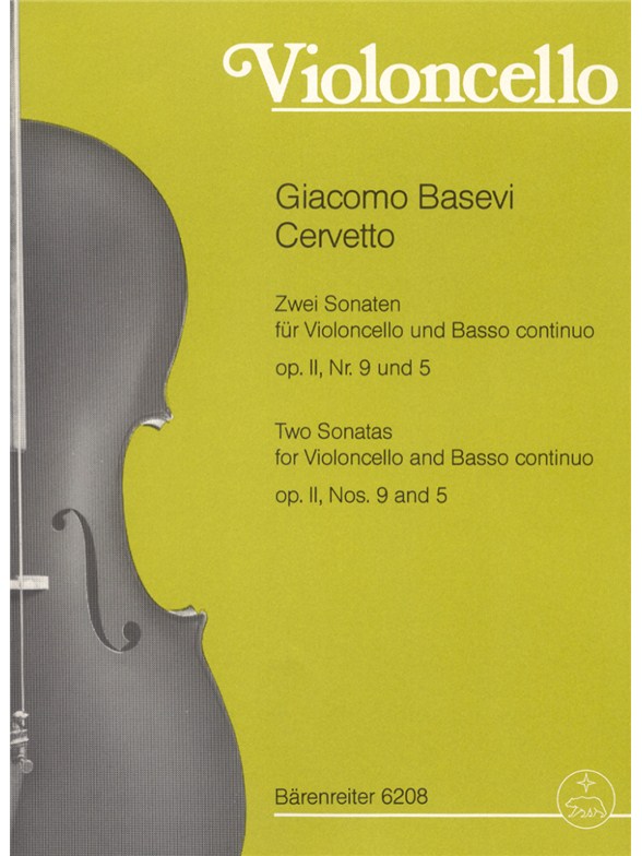Two Sonatas - Cervetto, Giacomo Basevi
