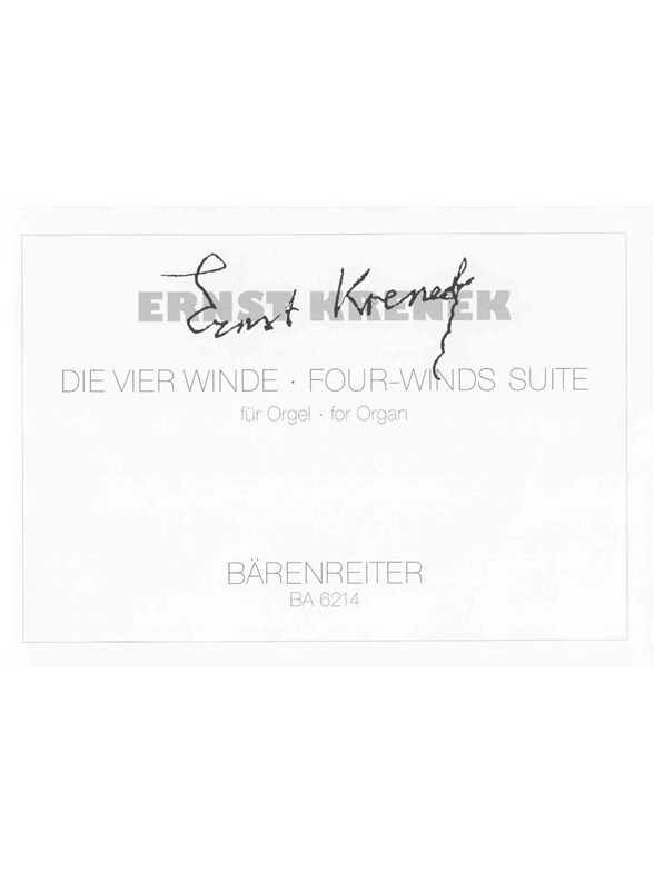 Four Winds Suite (Die vier Winde) - Krenek, Ernst