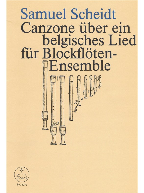 Canzone über ein belgisches Lied - Scheidt, Samuel