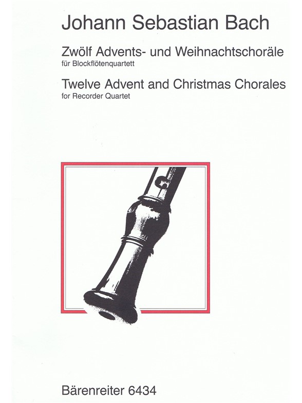 Twelve Advent and Christmas Chorales - Bach, Johann Sebastian