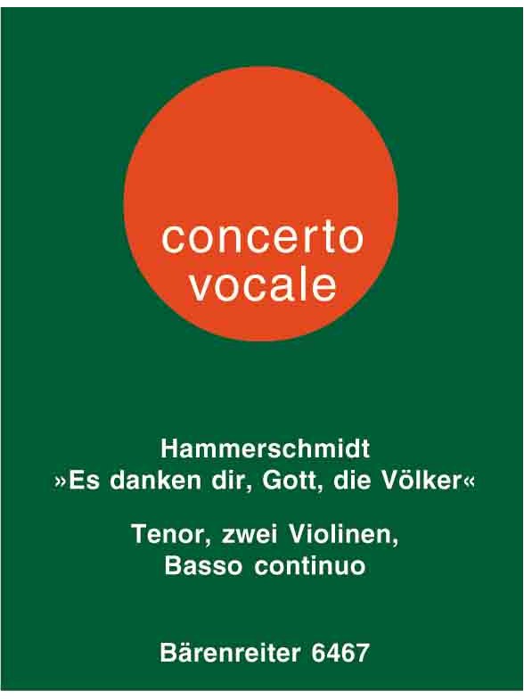 Es danken dir, Gott, die Völker - Hammerschmidt, Andreas