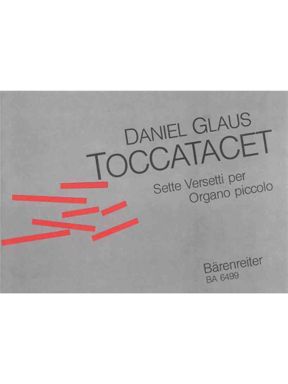 Toccatacet. Setti versetti per organo piccolo - Glaus, Daniel