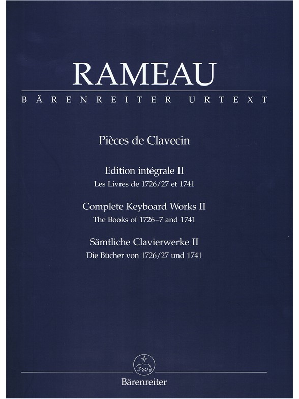 Sämtliche Clavierwerke, Band II - Rameau, Jean-Philippe