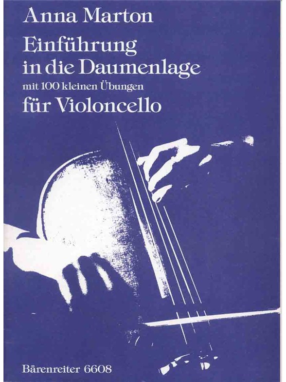 Einführung in die Daumenlage - Marton, Anna