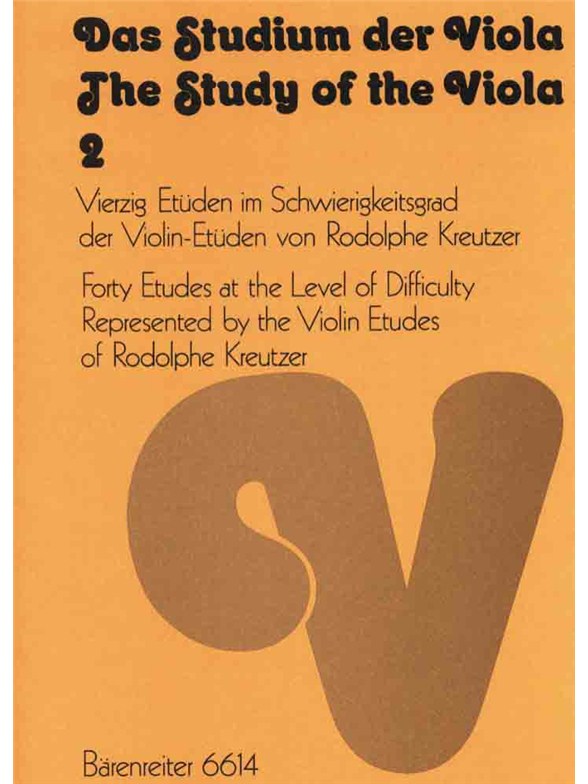 Das Studium der Viola -