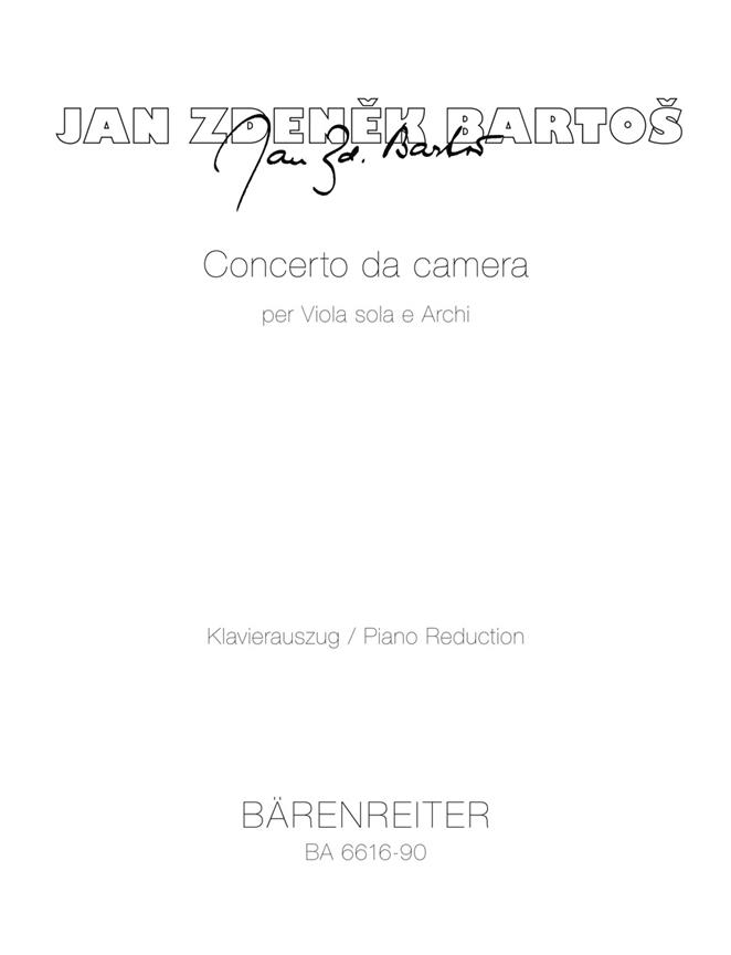 Concerto da camera - Barto, Jan Zdenek