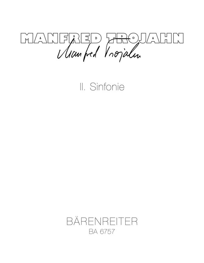 zweite Sinfonie - Trojahn, Manfred
