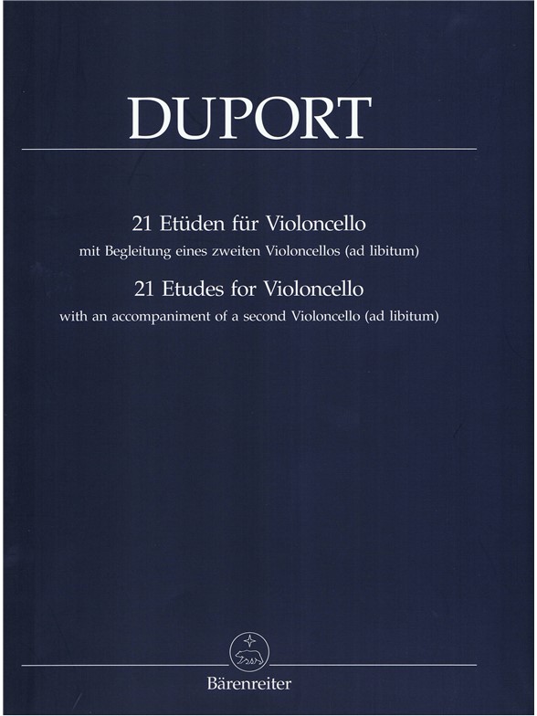 21 Etudes - Duport, Jean-Louis