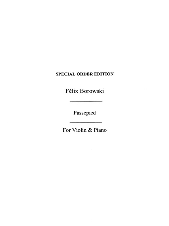 Felix Borowski: Passepied