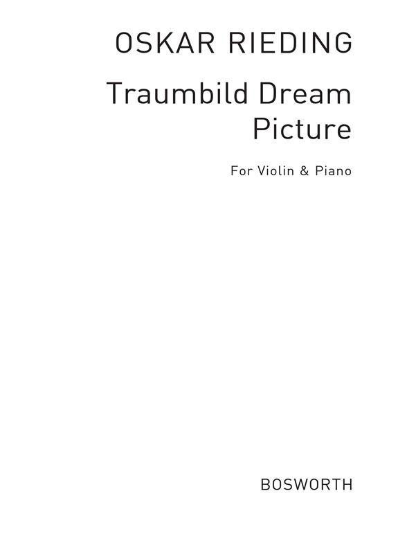 Oskar Rieding: Traumbild Op.27