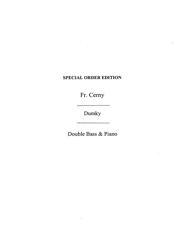 F. Cerny: Dumka 1